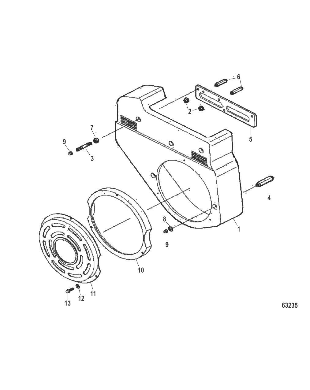 Кожух Вспомогательный привод
