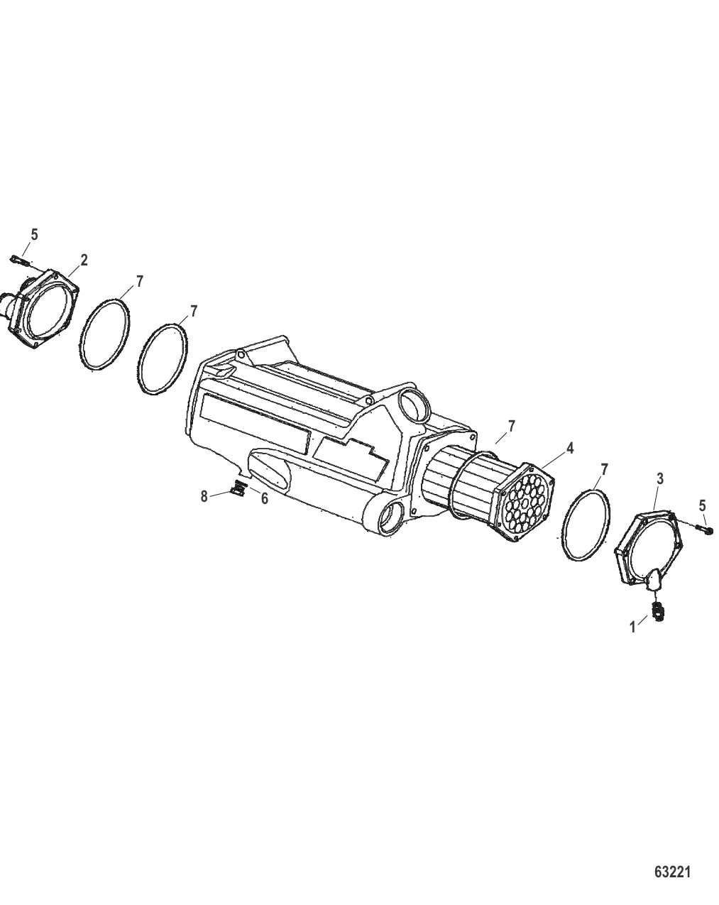 Теплообменник пресной воды Компоненты