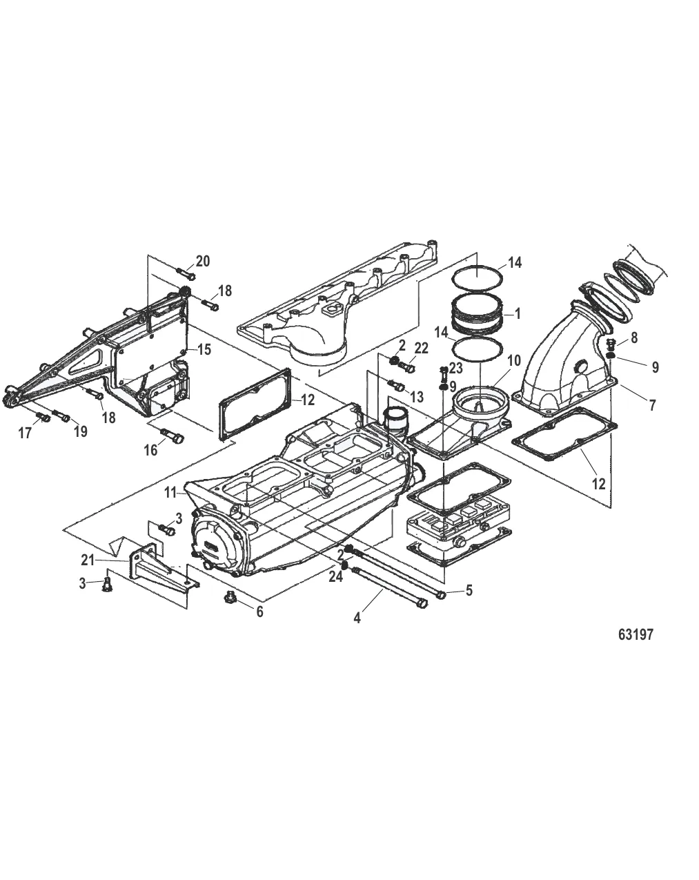 Охладитель наддувочного воздуха