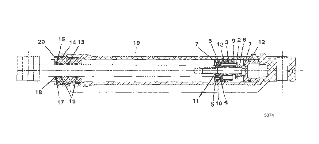 РЕМОНТНЫЕ КОМПЛЕКТЫ ЦИЛИНДРА УСИЛИТЕЛЯ ДИФФЕРЕНТА с/н 2A480243 и ниже