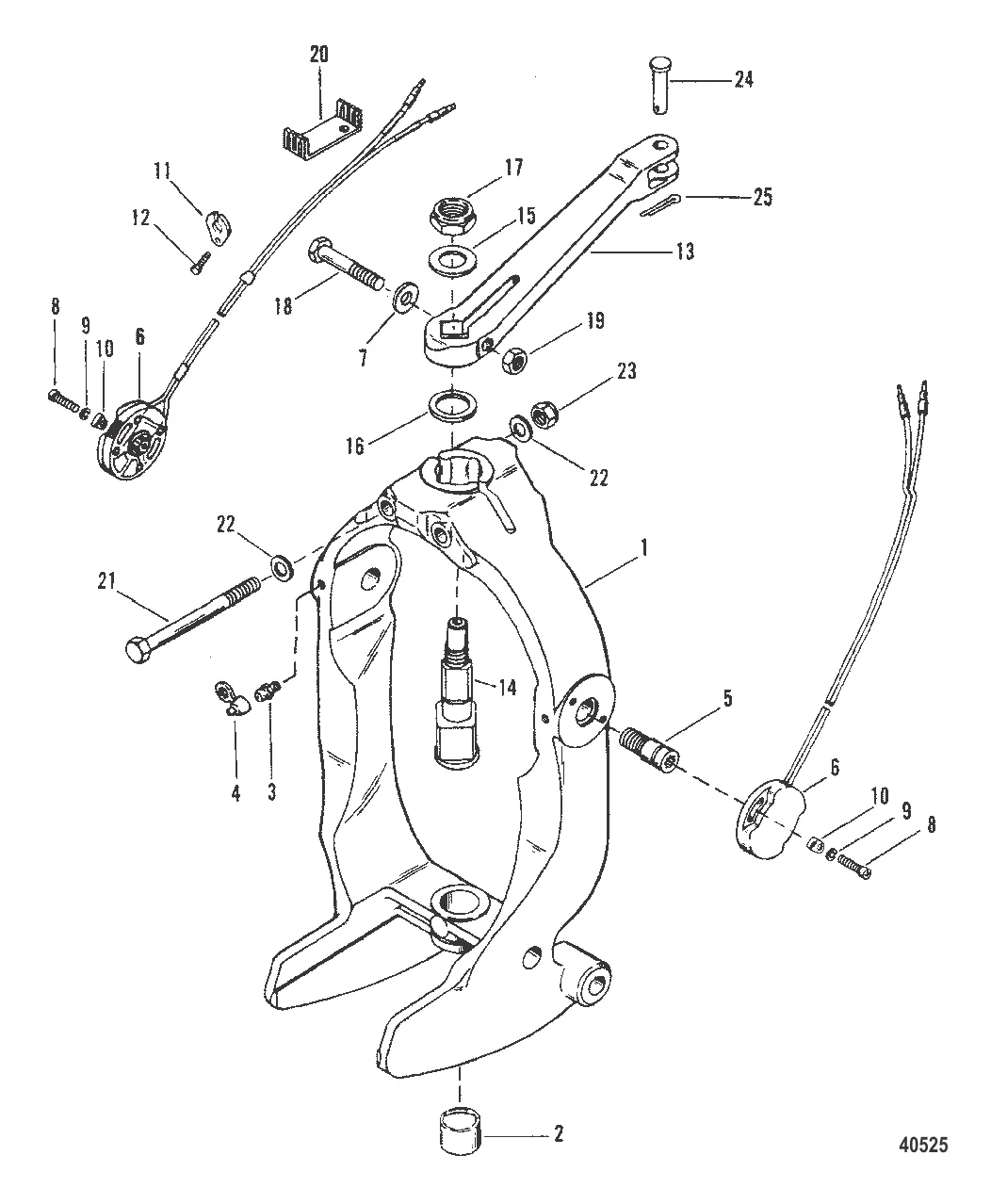 Кольцо кардана и рычаг рулевого механизма