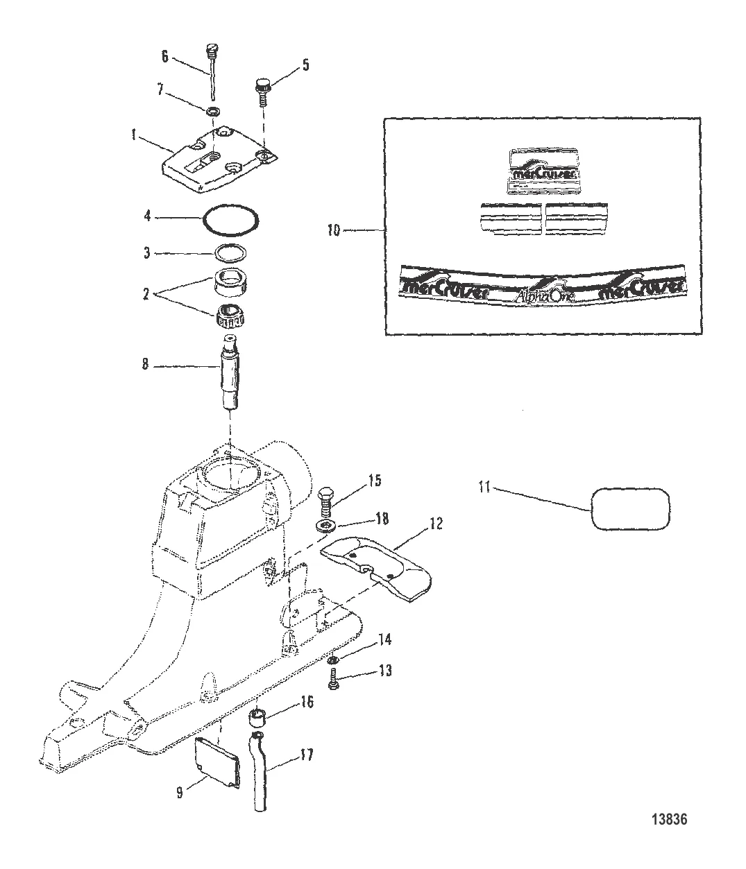 Корпус ведущего вала и ведущий вал