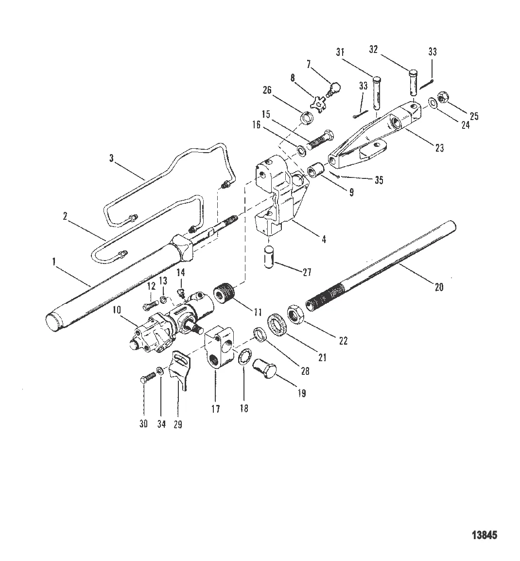 Компоненты рулевого механизма с усилителем