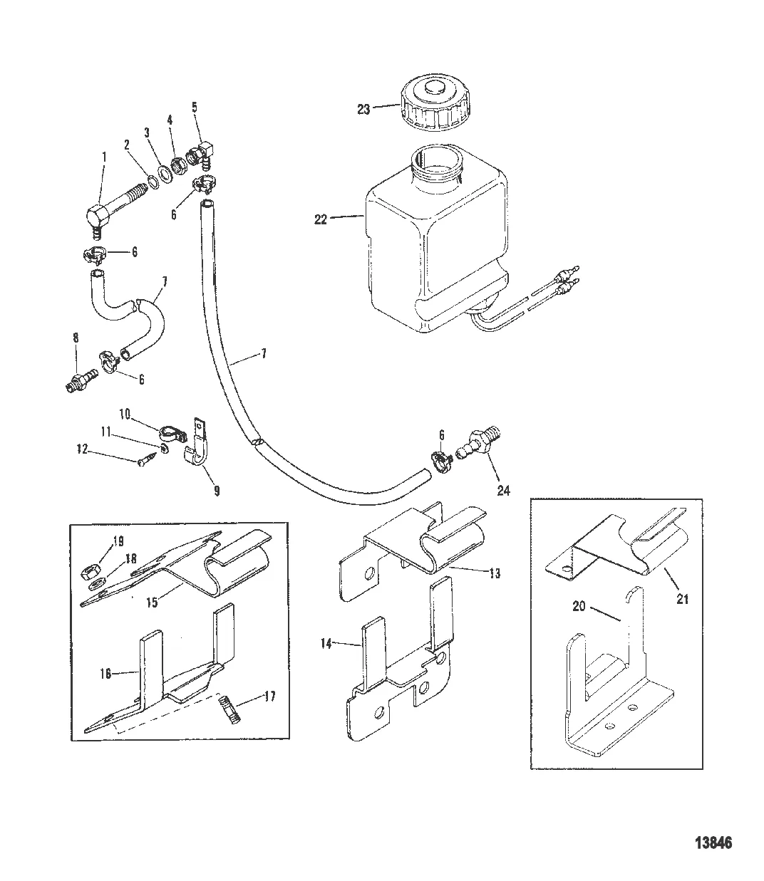 Компоненты масляного бака (Квадратный масляный бачок)
