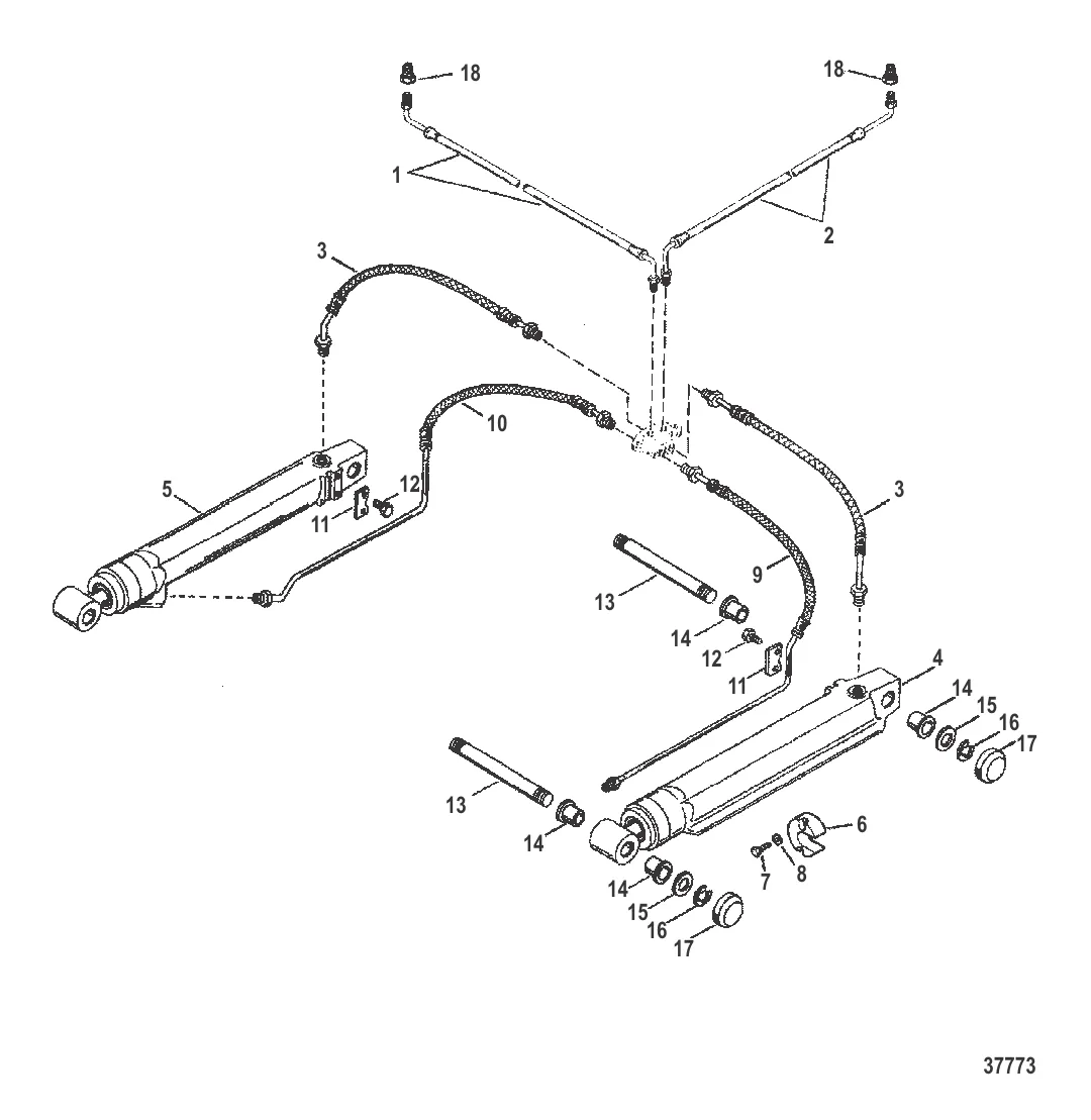 ЦИЛИНДРЫ СИСТЕМЫ ДИФФЕРЕНТА И ГИДРАВЛИЧЕСКИЕ ШЛАНГИ