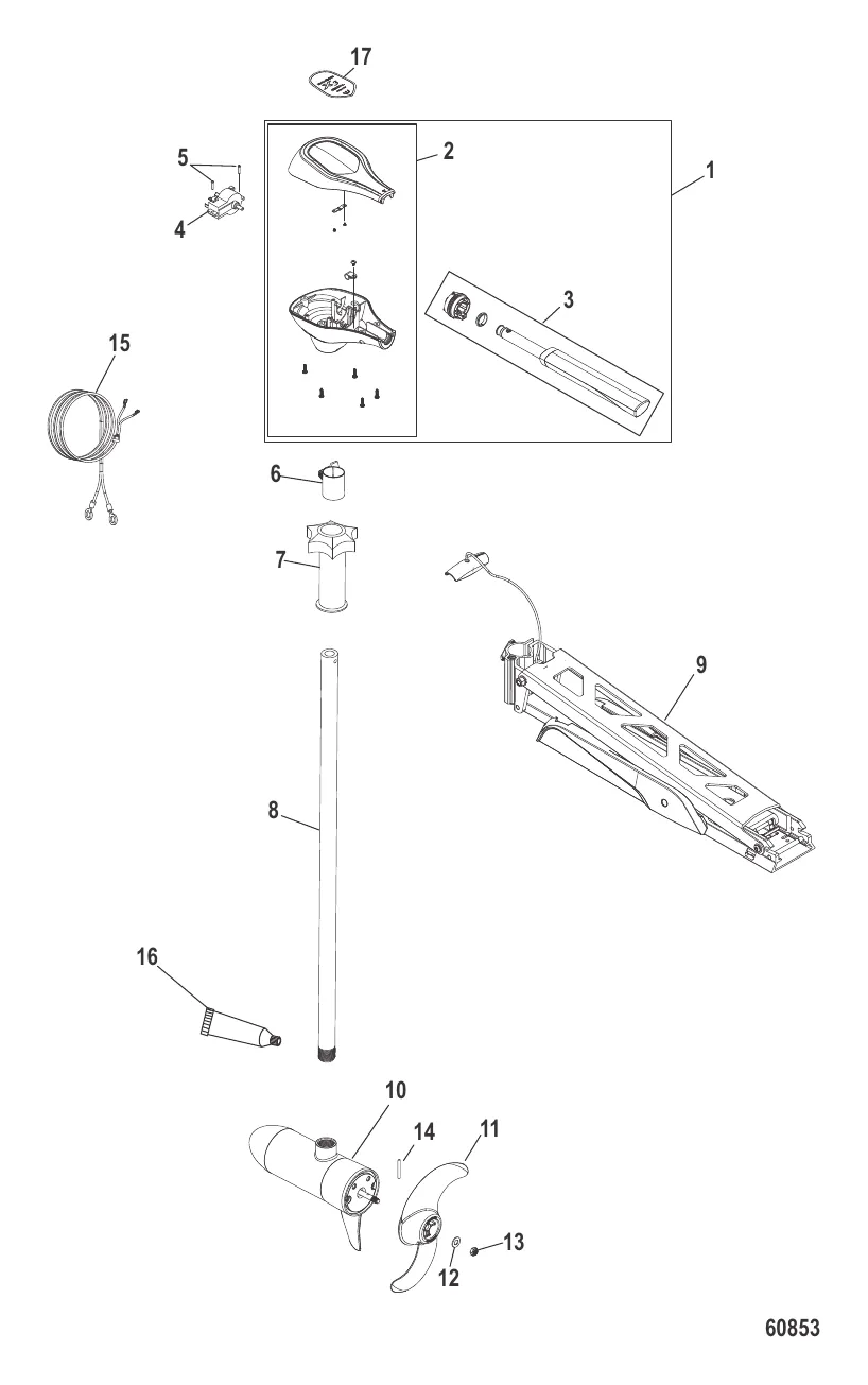 Двигатель для тралового лова в сборе Ручное управление, регулировка скорости до 5
