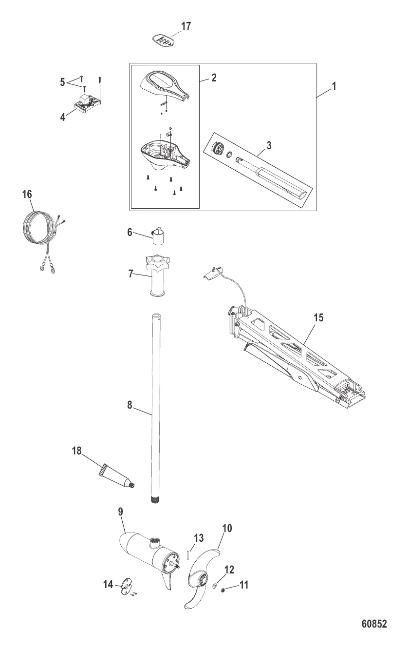 Двигатель для тралового лова в сборе Ручное управление, регулируемая скорость