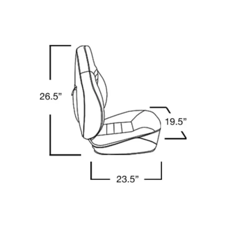SPRINGFIELD Сиденье мягкое складное Fish Pro, сине-серое