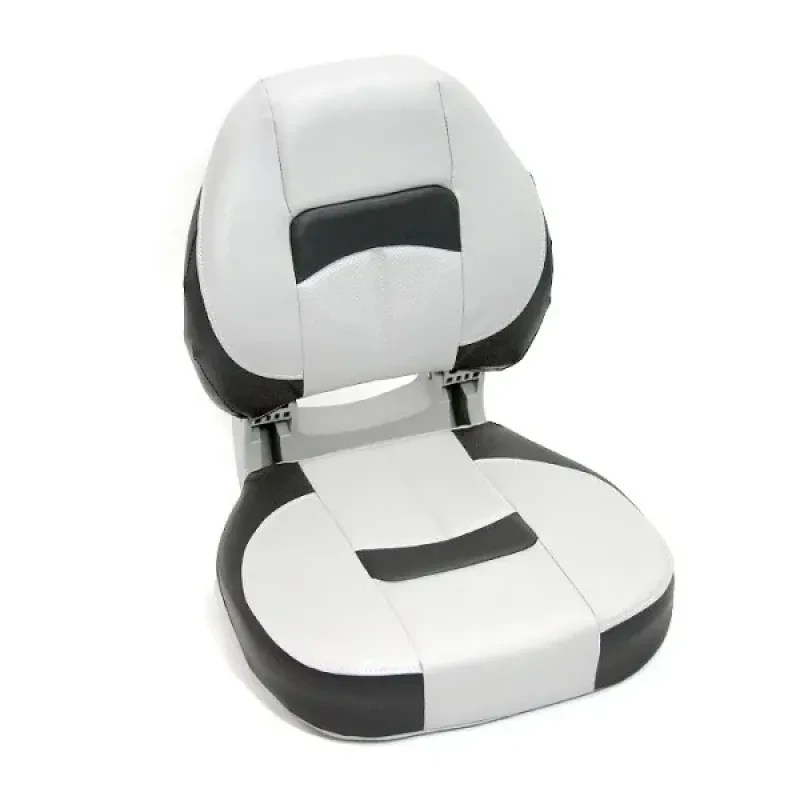 Newstarmarine Сиденье мягкое складное Pro Angler Ergonomic Boat Seat, серо-чёрное