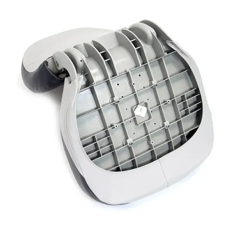 Newstarmarine Сиденье мягкое складное Pro Angler Ergonomic Boat Seat, серо-красное