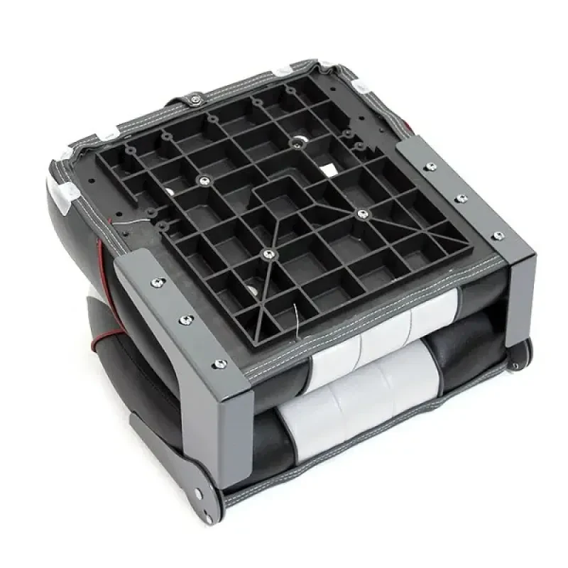 Newstarmarine Сиденье мягкое складное Premium Centurion Boat Seat, серо-черное