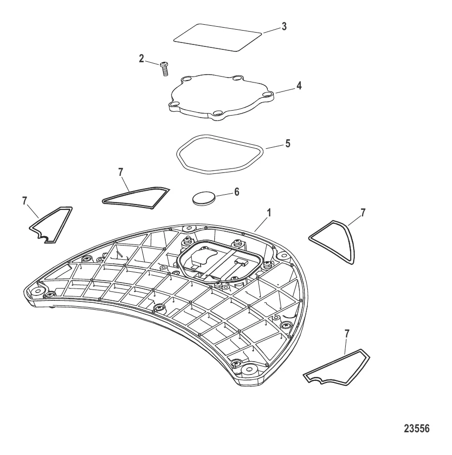 Ножная педаль в сборе (Беспроводные модели)
