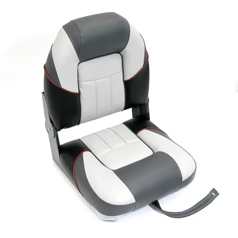 Newstarmarine Сиденье мягкое складное Premium Centurion Boat Seat, серо-черное