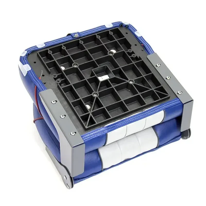 Newstarmarine Сиденье мягкое складное Premium Centurion Boat Seat, бело-синее