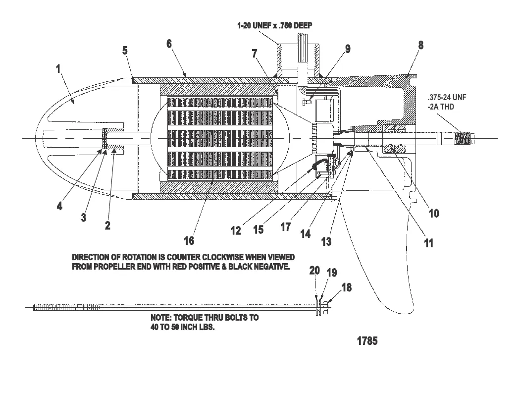 Нижний блок в сборе (54# – с регулировкой скорости до 5/2) (MDF397112)