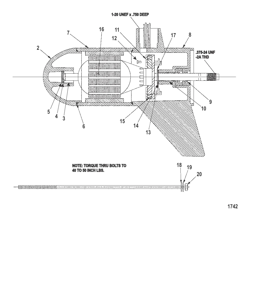 Нижний блок в сборе (30# – с регулировкой скорости до 5/2) (MHF397102)
