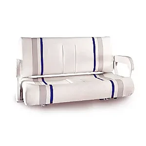 Сиденье мягкое 380х940 мм DOUBLE BUCKET красное O2055