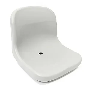 Сиденье пластмассовое 330х360 мм, светло-серое C12500