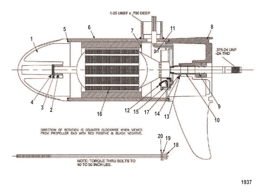 Нижний блок в сборе (67# – с регулировкой скорости до 5) (MVF397012)