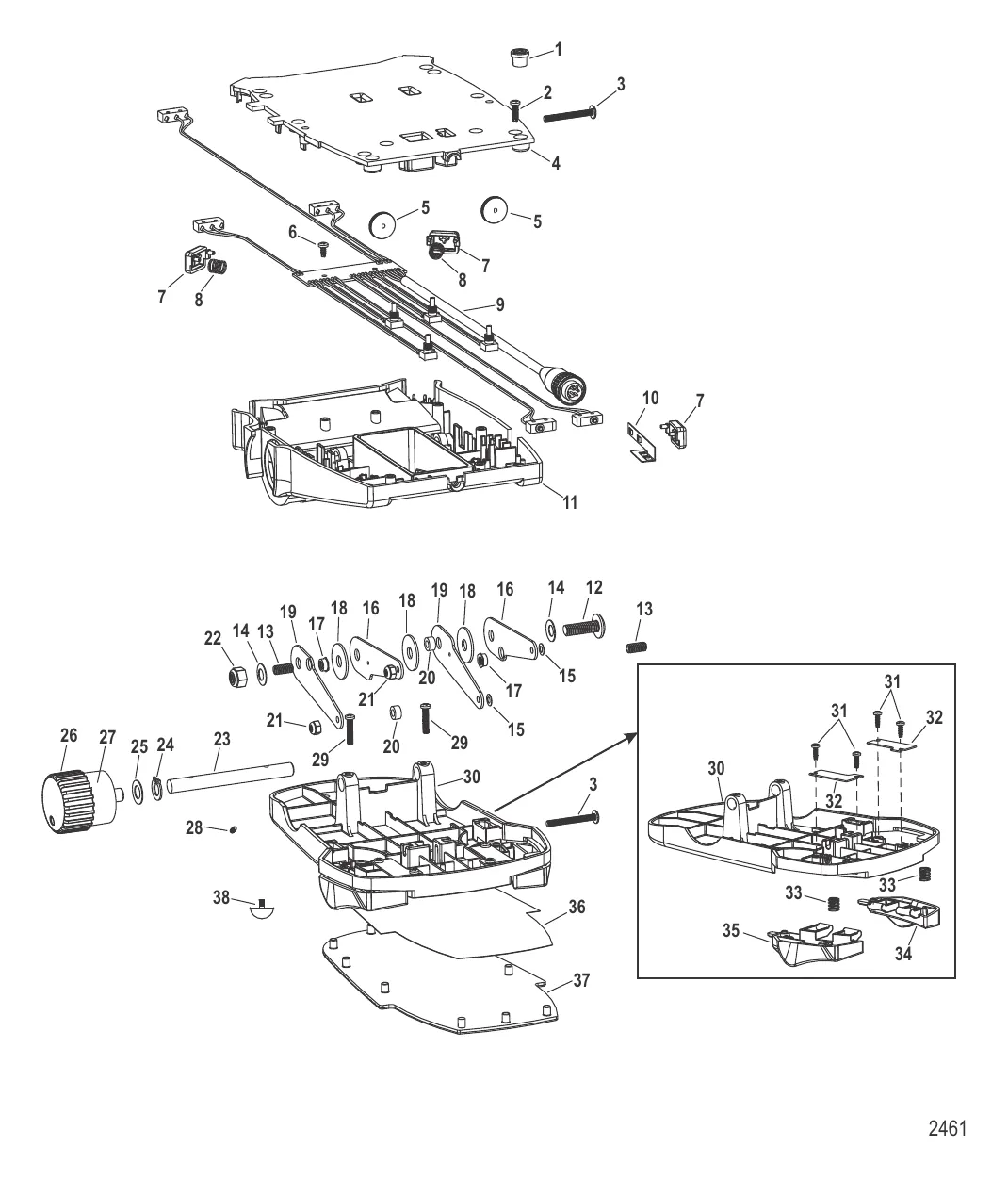 Ножная педаль в сборе (M0099103)