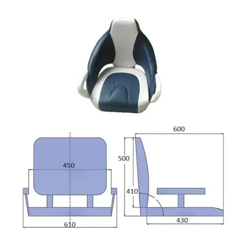 SPRINGFIELD Сиденье мягкое 410х450 мм SPORTMAN
