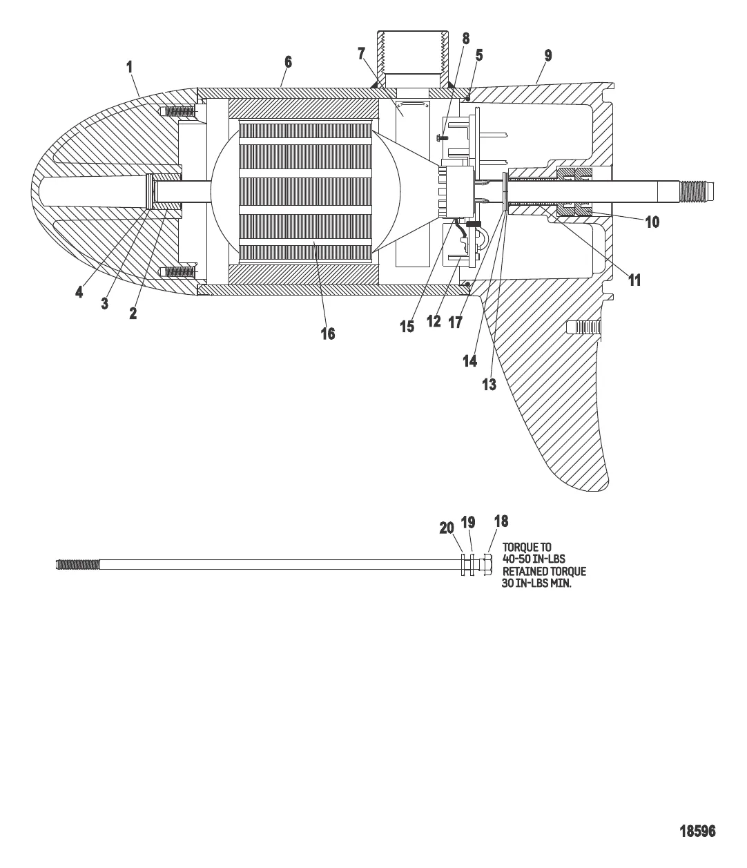 Нижний блок в сборе (46# – с регулировкой скорости до 5) (MEF397072)