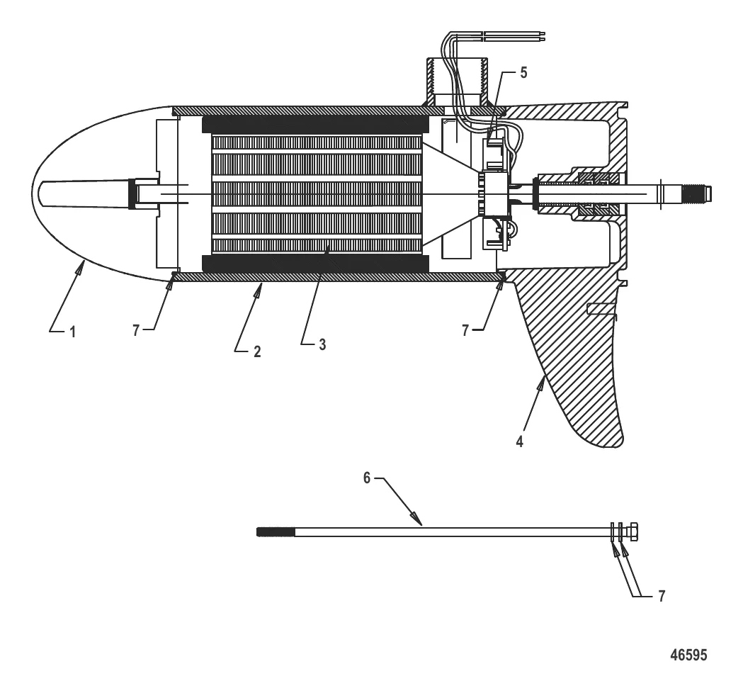 Нижний блок в сборе (75# – с регулировкой скорости до 5) (879345T85)