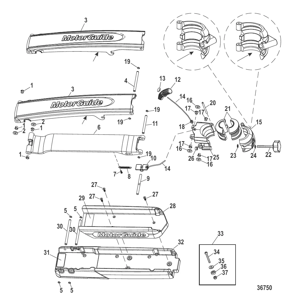 Опора Gator 360 Flex (черн.) (MST9360FW)