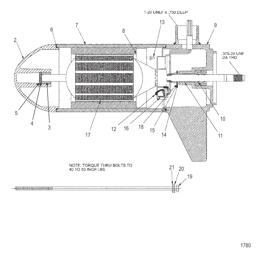 Нижний блок в сборе (45# – с регулировкой скорости до 5) (MDM397062)