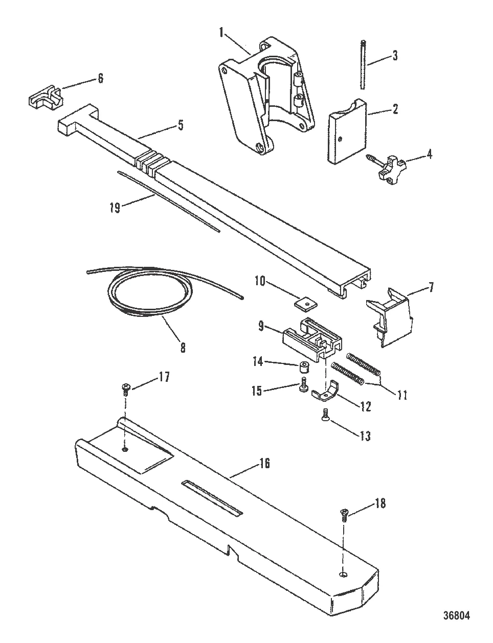 ПАЛУБНАЯ ОСНОВА И БОКОВЫЕ РЫЧАГИ (МАЛЫЙ)