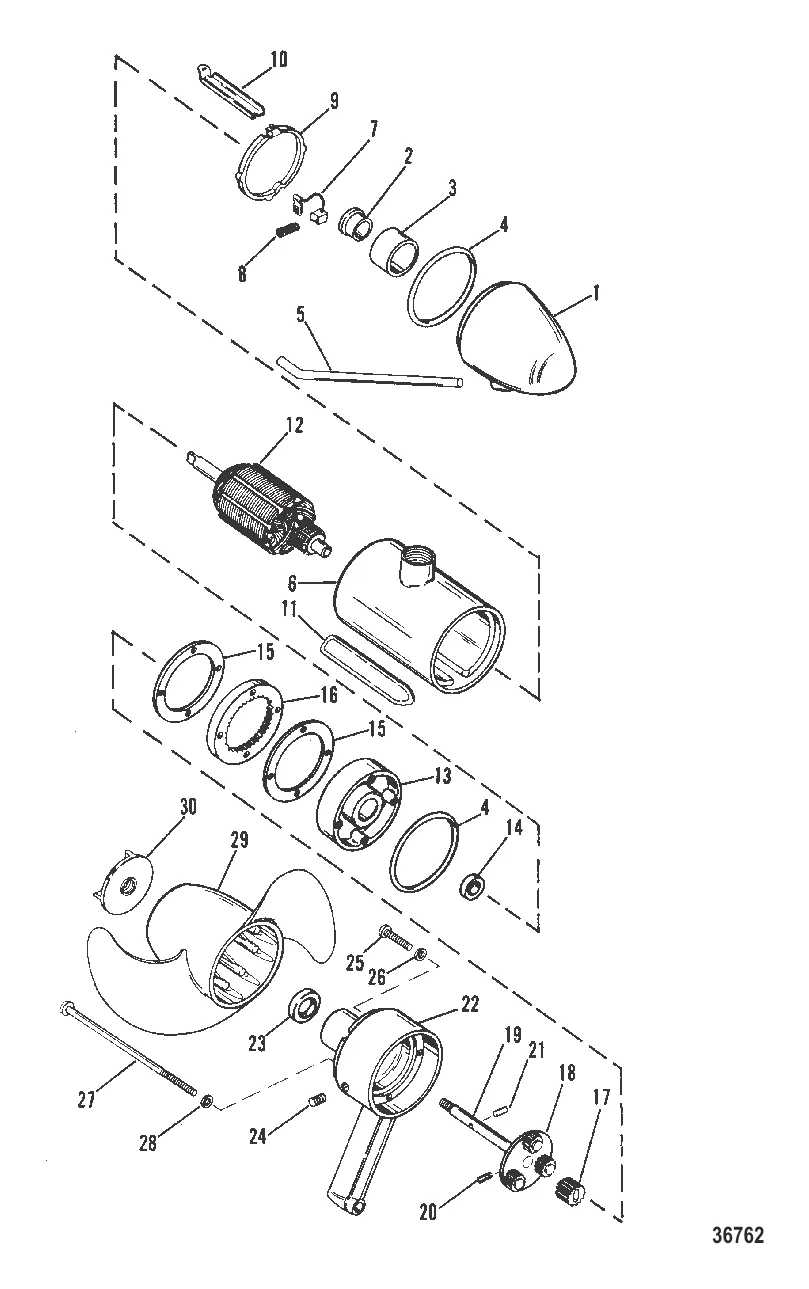 ЭЛЕКТРИЧЕСКИЙ ДВИГАТЕЛЬ И КАРТЕР РЕДУКТОРА