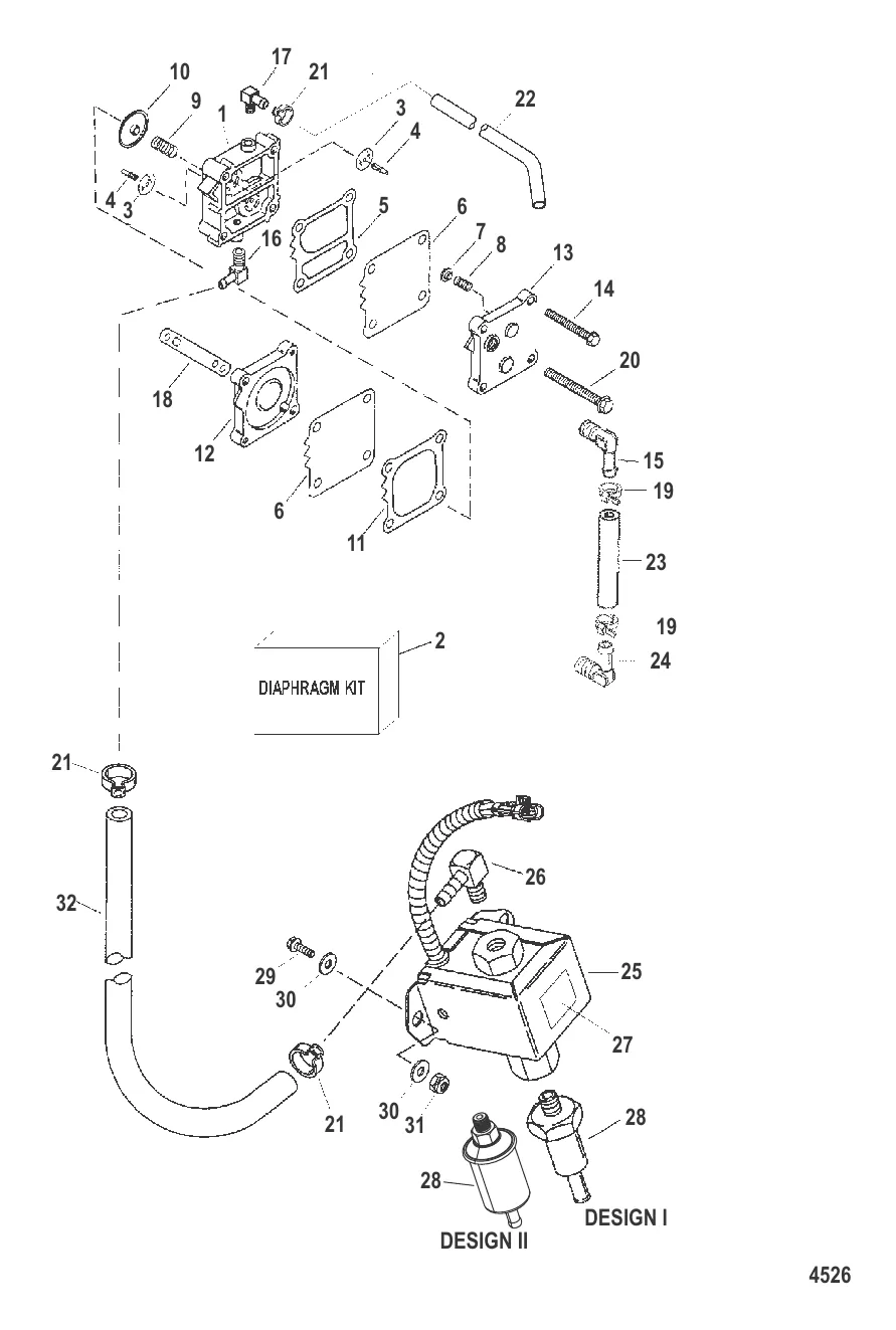 Топливный насос в сборе