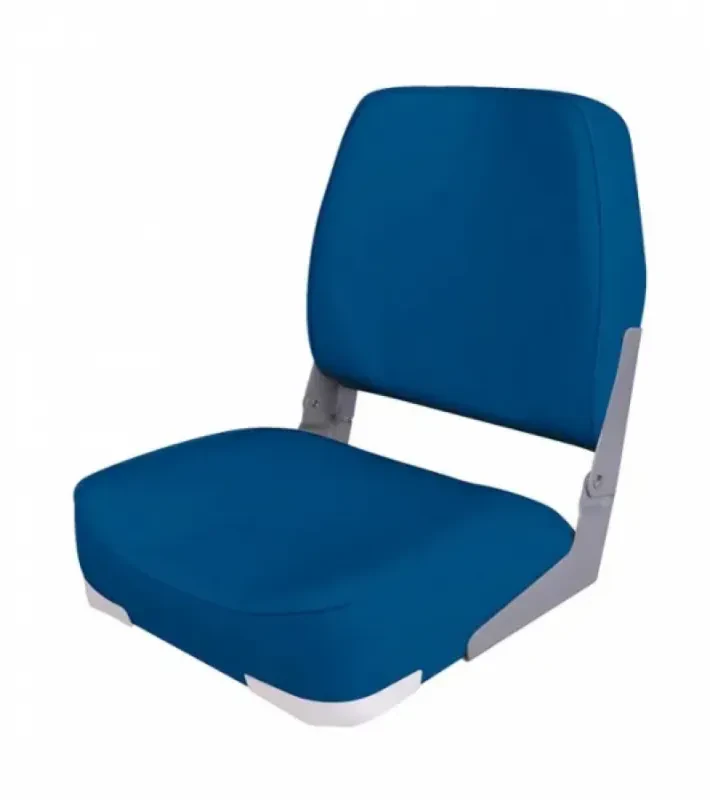 Newstarmarine Сиденье мягкое складное Economy Low Back Seat, синее