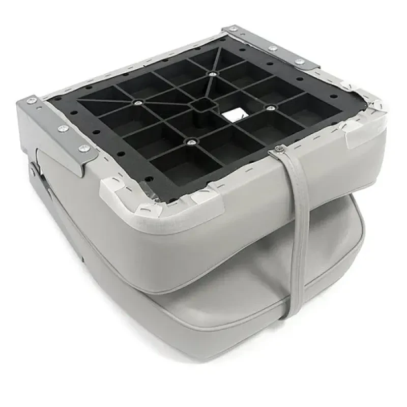 Newstarmarine Сиденье мягкое складное Economy Low Back Seat, серое