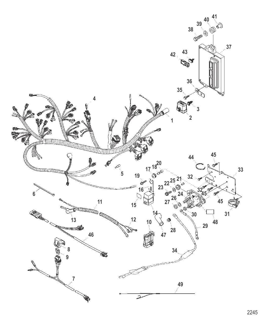 Электрические компоненты (Электромагнит / PCM)