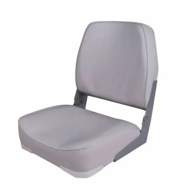 Newstarmarine Сиденье мягкое складное Economy Low Back Seat, серое