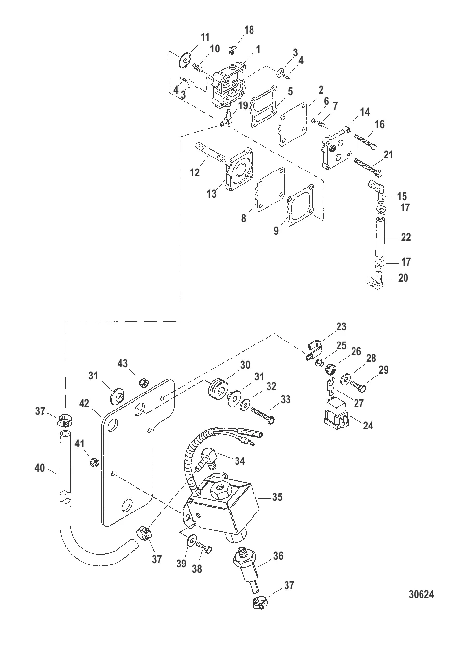 Топливный насос в сборе