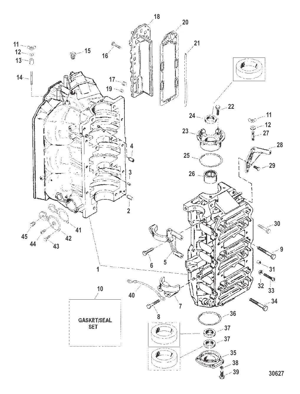 Блок цилиндров в сборе