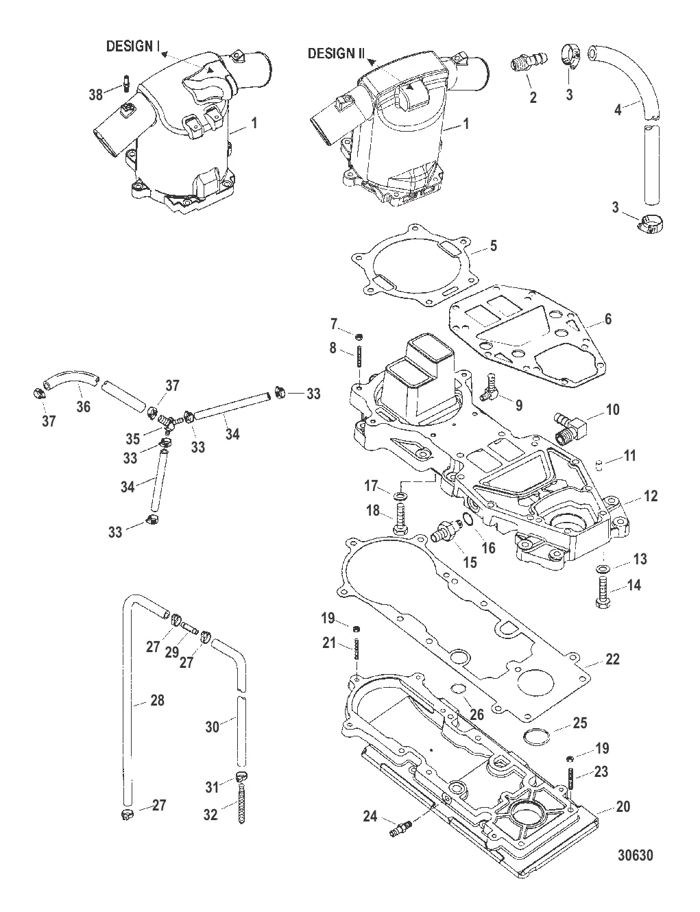 Расширительная камера и соединительные пластины