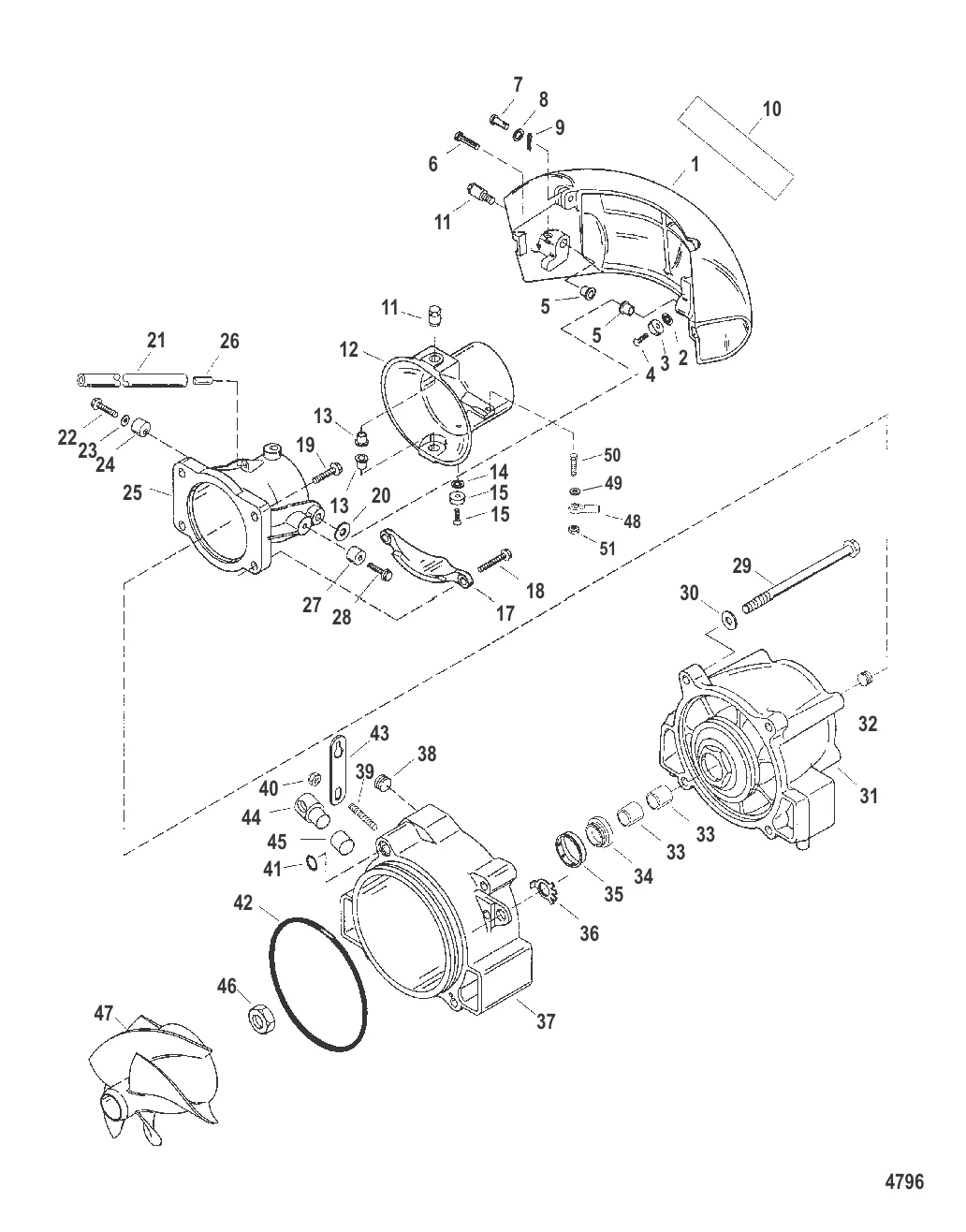 Компоненты форсунки и руля
