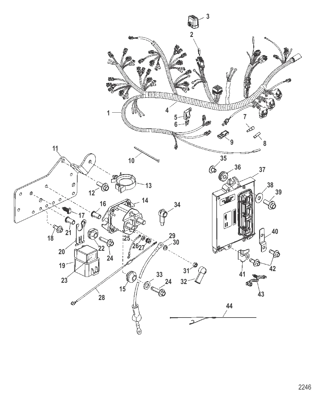 Электрические компоненты (Пластина реле/электромагнита)