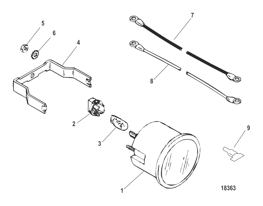 Датчик и крепеж Напряжение