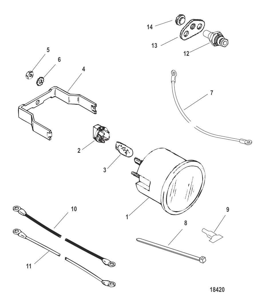 Датчик и крепеж Температура воды (100-240 F)