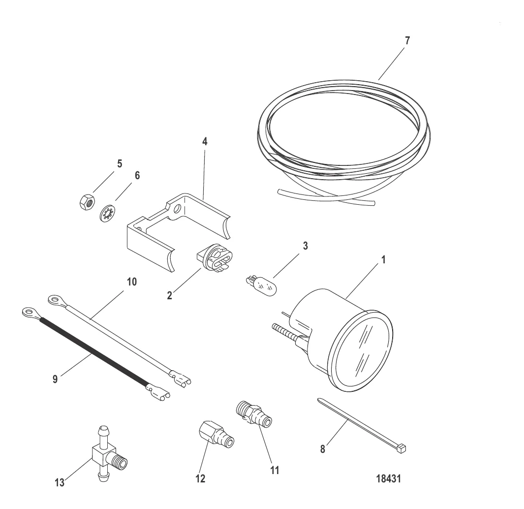 Датчик и крепеж Давление воды (2-30 фунт./кв. дюйм)