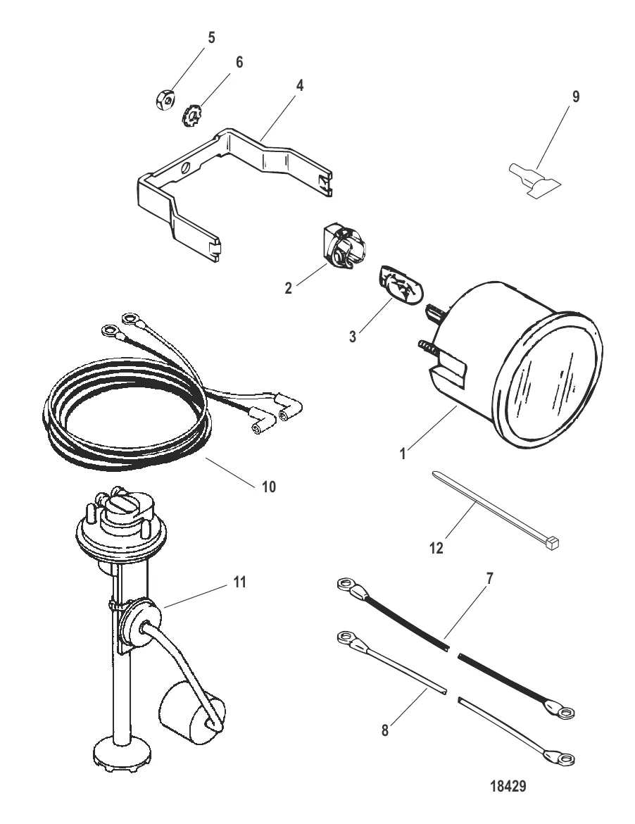 Датчик и крепеж Уровень масла