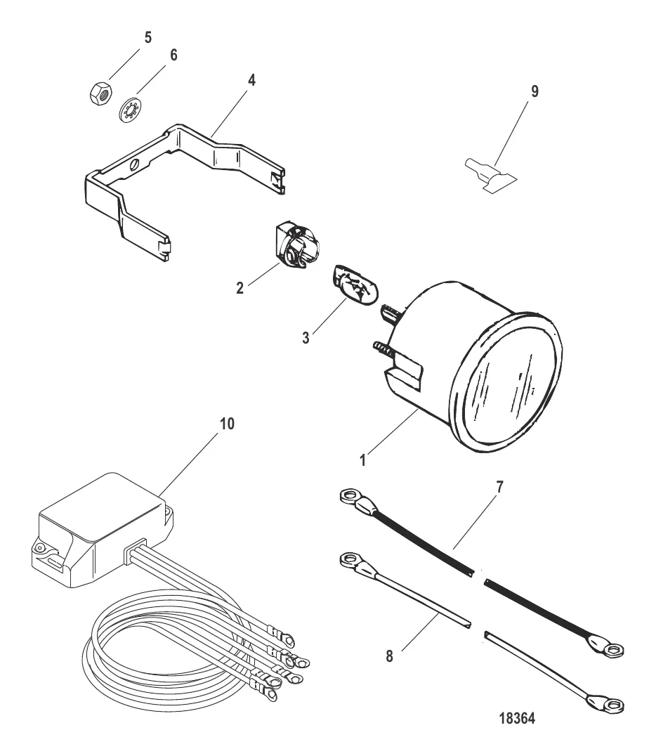 Датчик и крепеж Синхронизатор сдвоенного двигателя