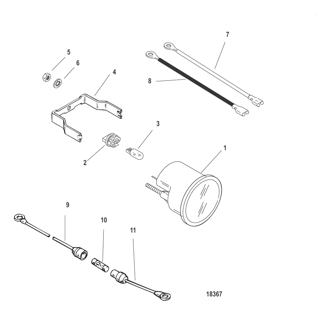 Датчик и крепеж Аналоговые часы