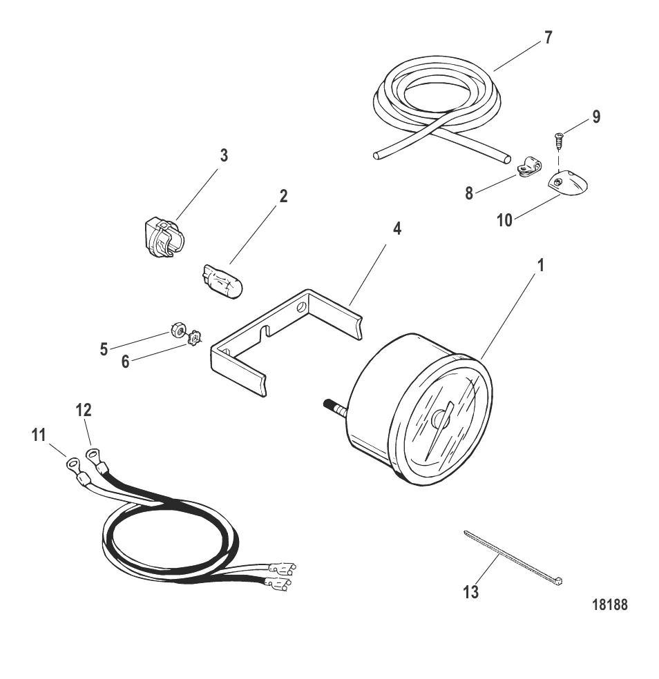 Датчик и крепеж Спидометр (серия 895285)