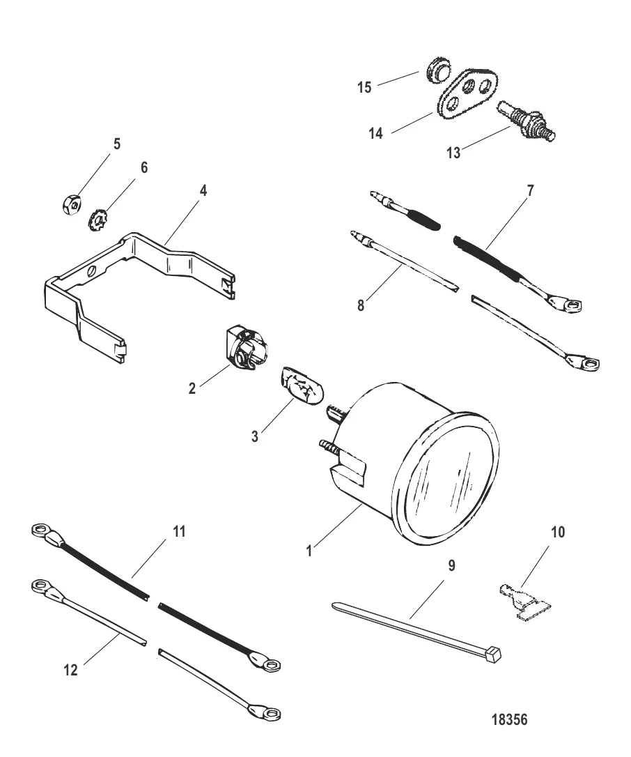 Датчик и крепеж Температура воды (100-240 F)