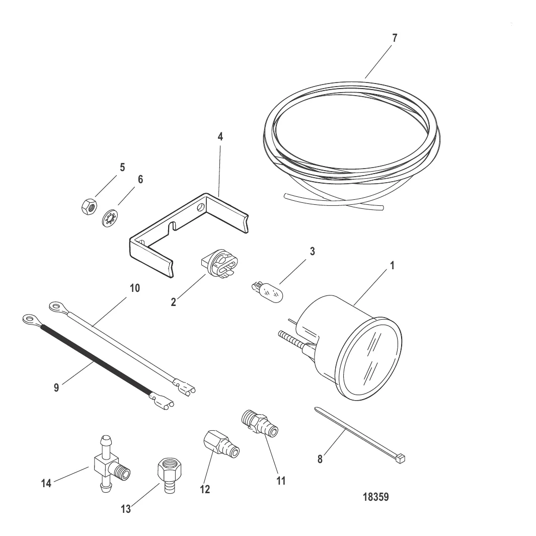 Датчик и крепеж Давление воды (1-15 фунт./кв. дюйм)